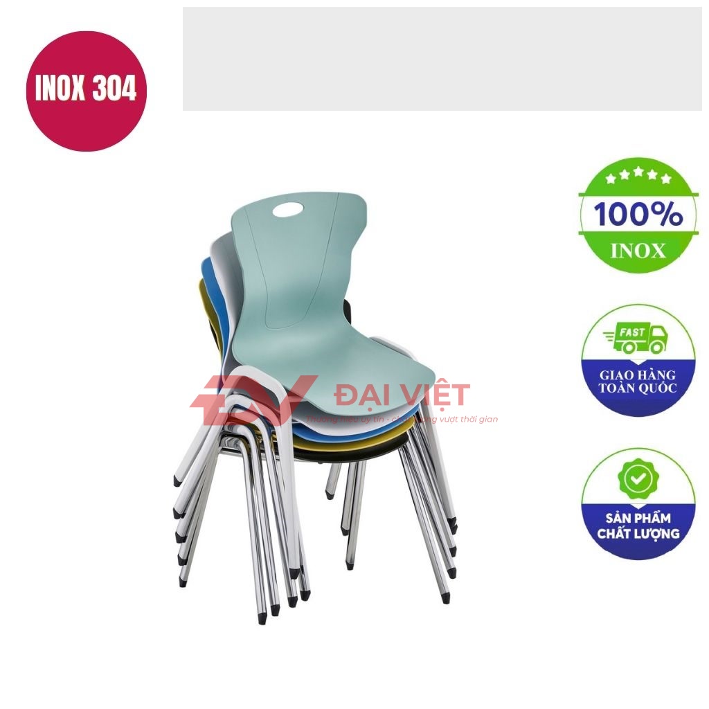 ghe cafe chan inox uon cong GC16