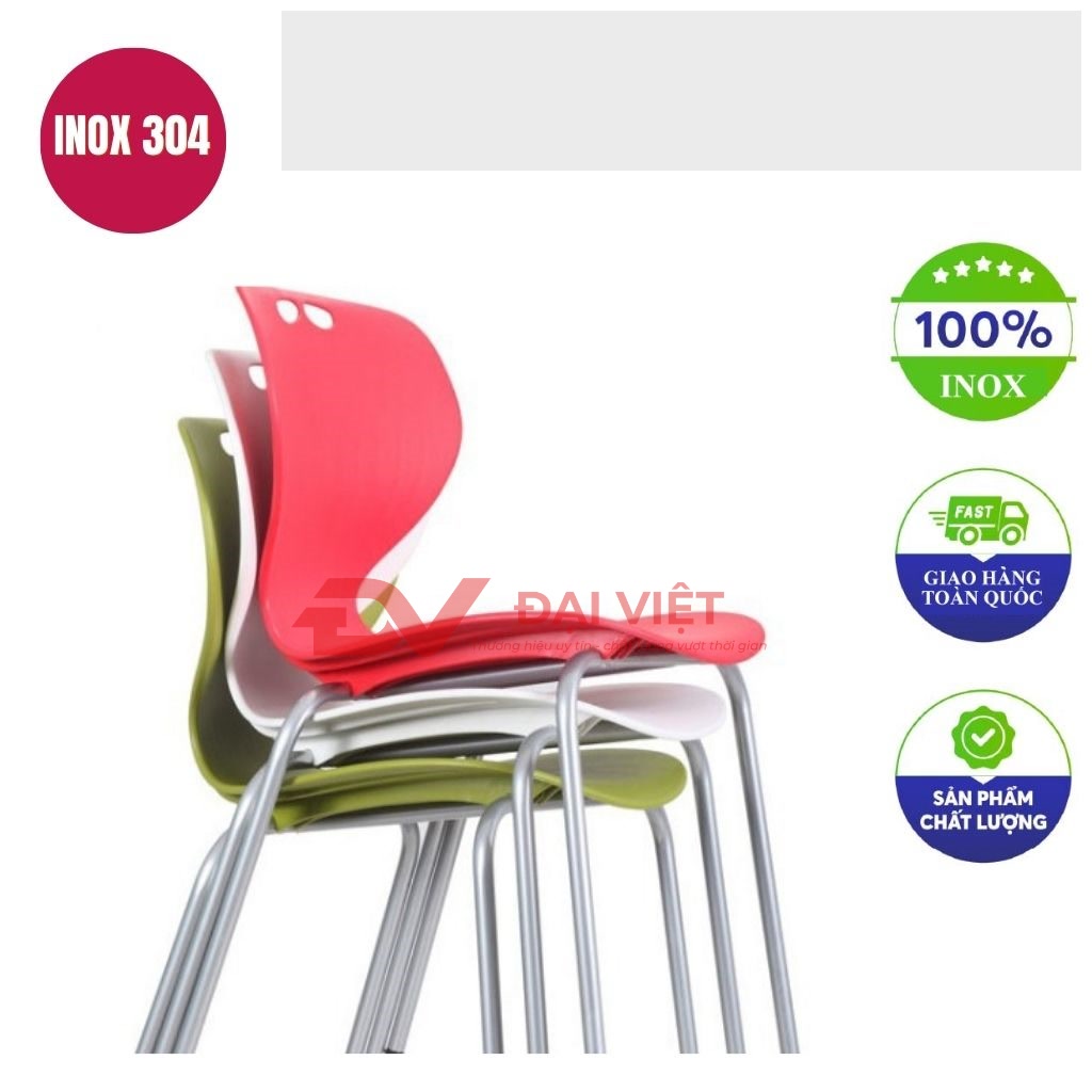 ghe cafe chan inox uon cong GC17