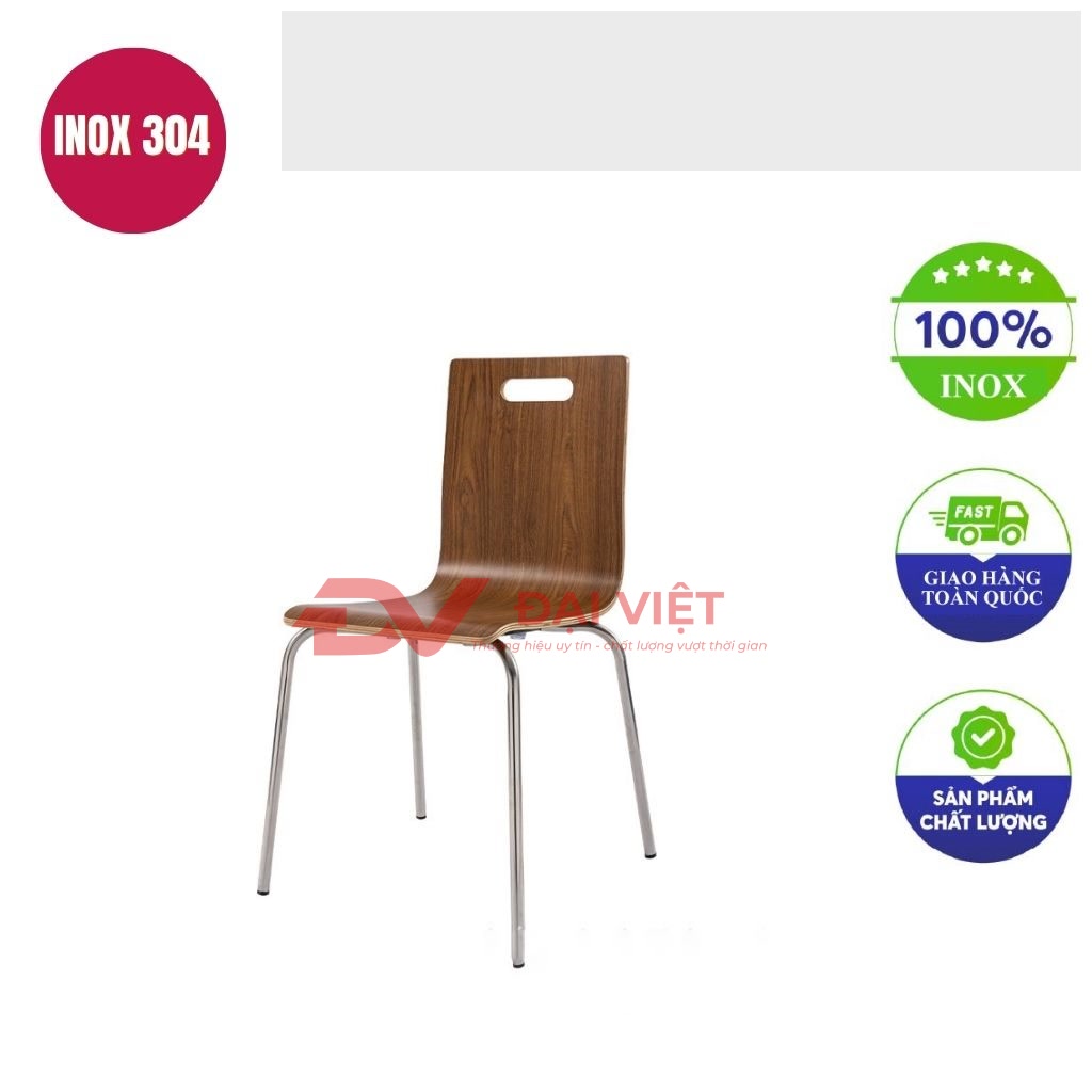 ghe cafe chan inox uon cong GC22