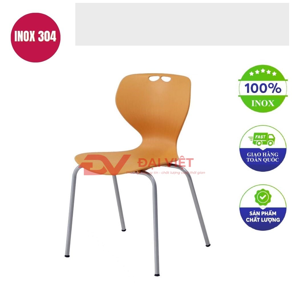 ghe cafe chan inox uon cong GC30