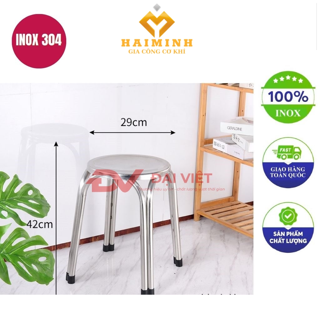 ghe don inox 29x42cm