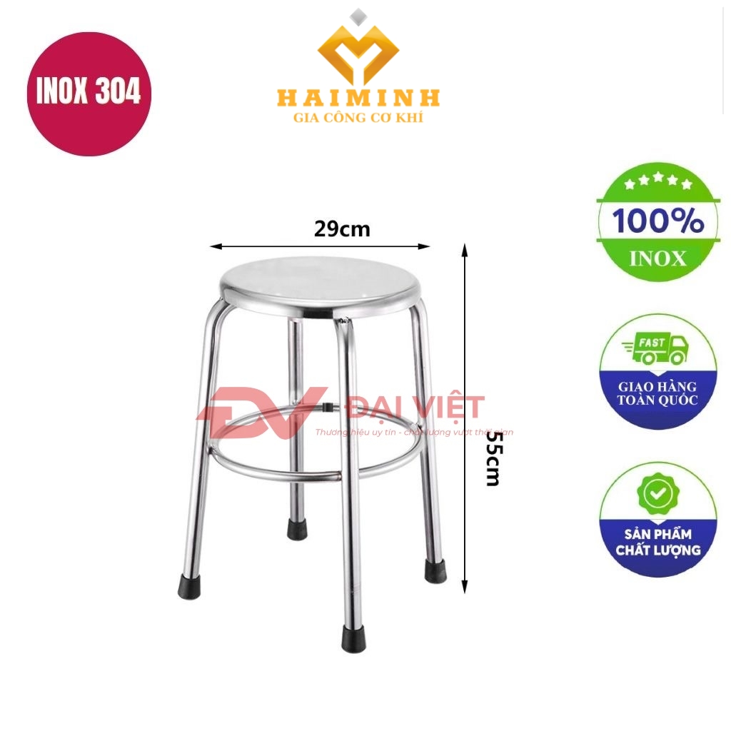 ghe don inox 29x55cm