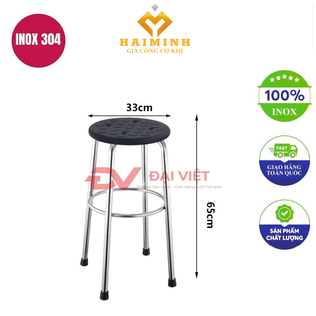 ghe don inox 33x65cm