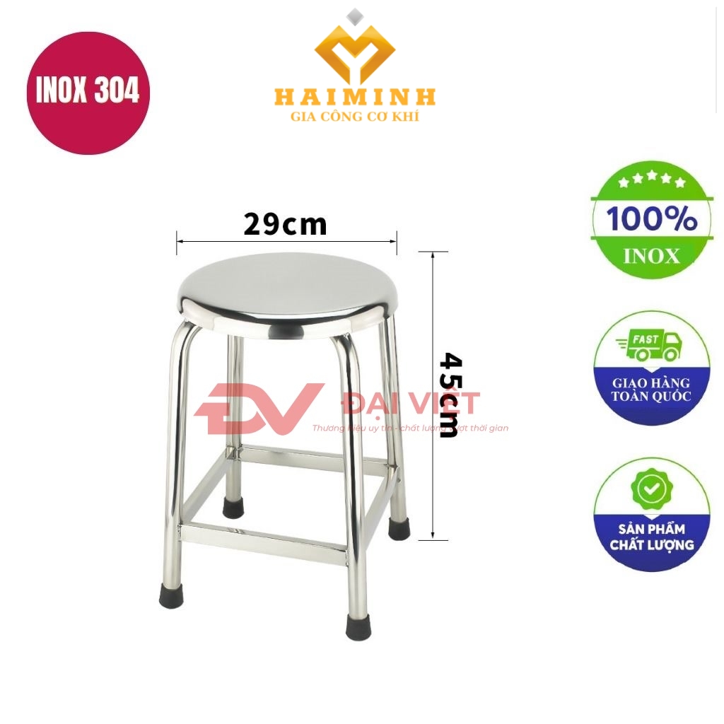 ghe don tron inox 29x47cm