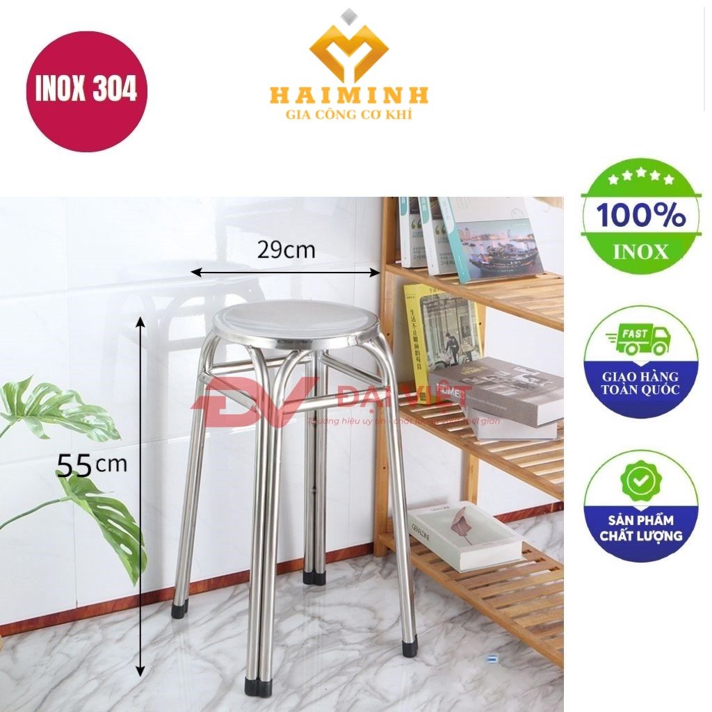 ghe don tron inox 29x60cm