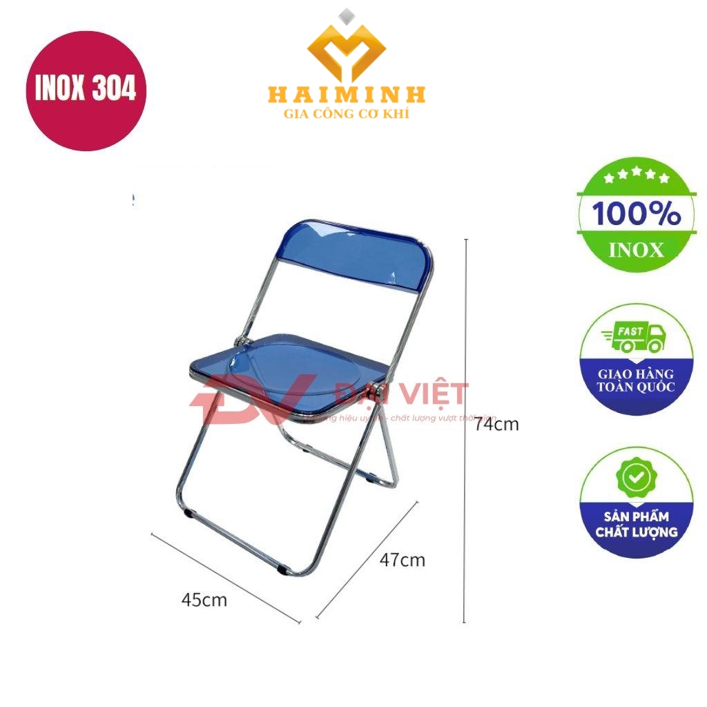 ghế dựa inox 45x47x74cm