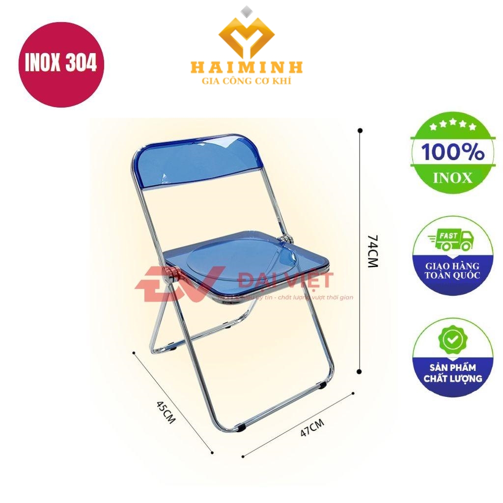 ghế dựa inox 47x45x71cm