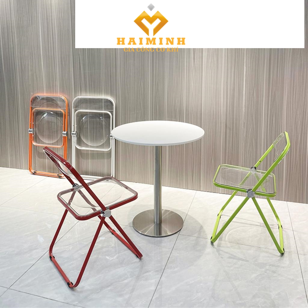 Ghế inox 47x49x74cm với thông số kỹ thuật chi tiết và các mối hàn chuẩn công nghệ TIG