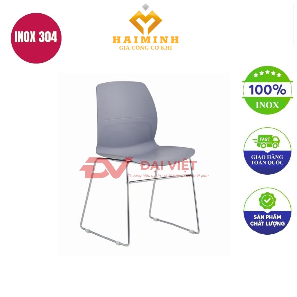 ghe tua lung inox chan quy 46x47x81cm