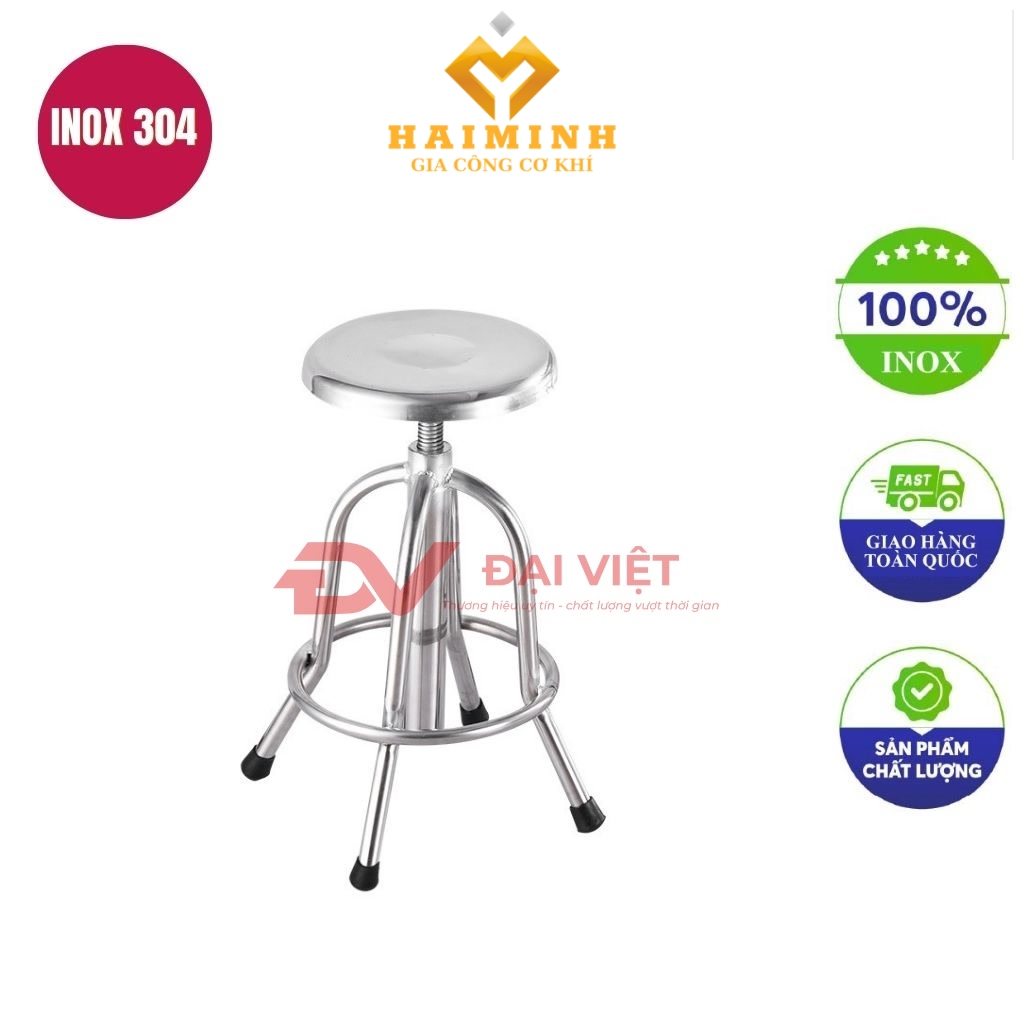 ghe xoay inox 29x48cm