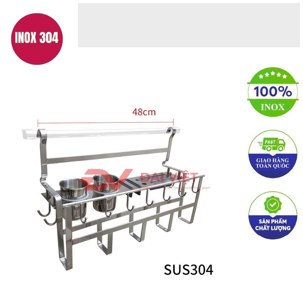 gia treo ly inox 48cm