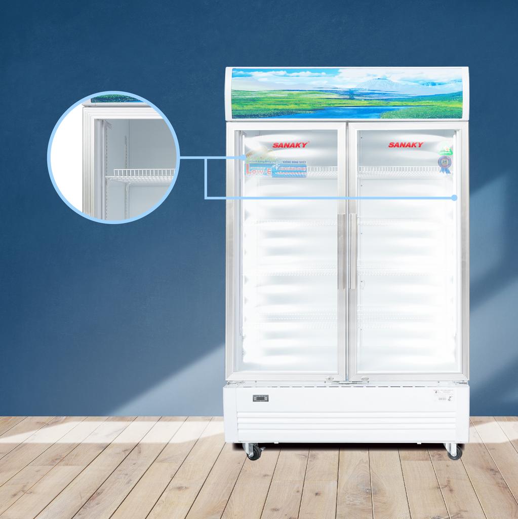 Hướng dẫn sử dụng và bảo trì Tủ Mát 2 cánh Sanaky VH-8009HP dàn Đồng 800 lít