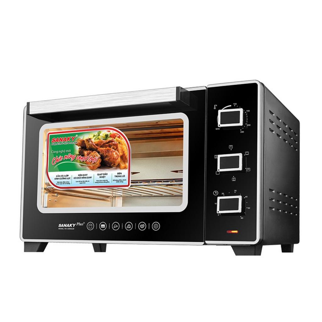 Hình minh họa câu hỏi thường gặp về Lò Nướng Sanaky VH-3599S2D/N2D với icon hỏi đáp