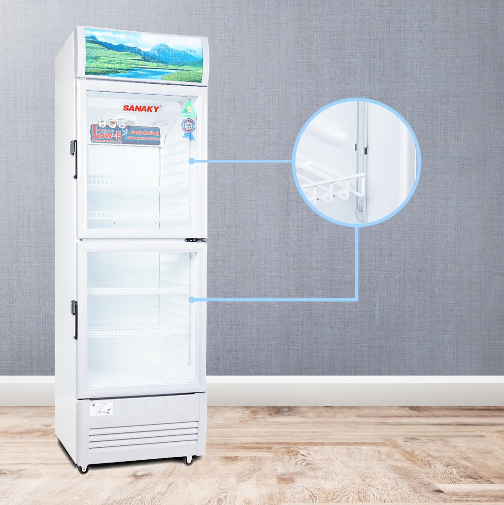 Hướng dẫn sử dụng Tủ Mát 2 cánh trên dưới Sanaky VH-218WL