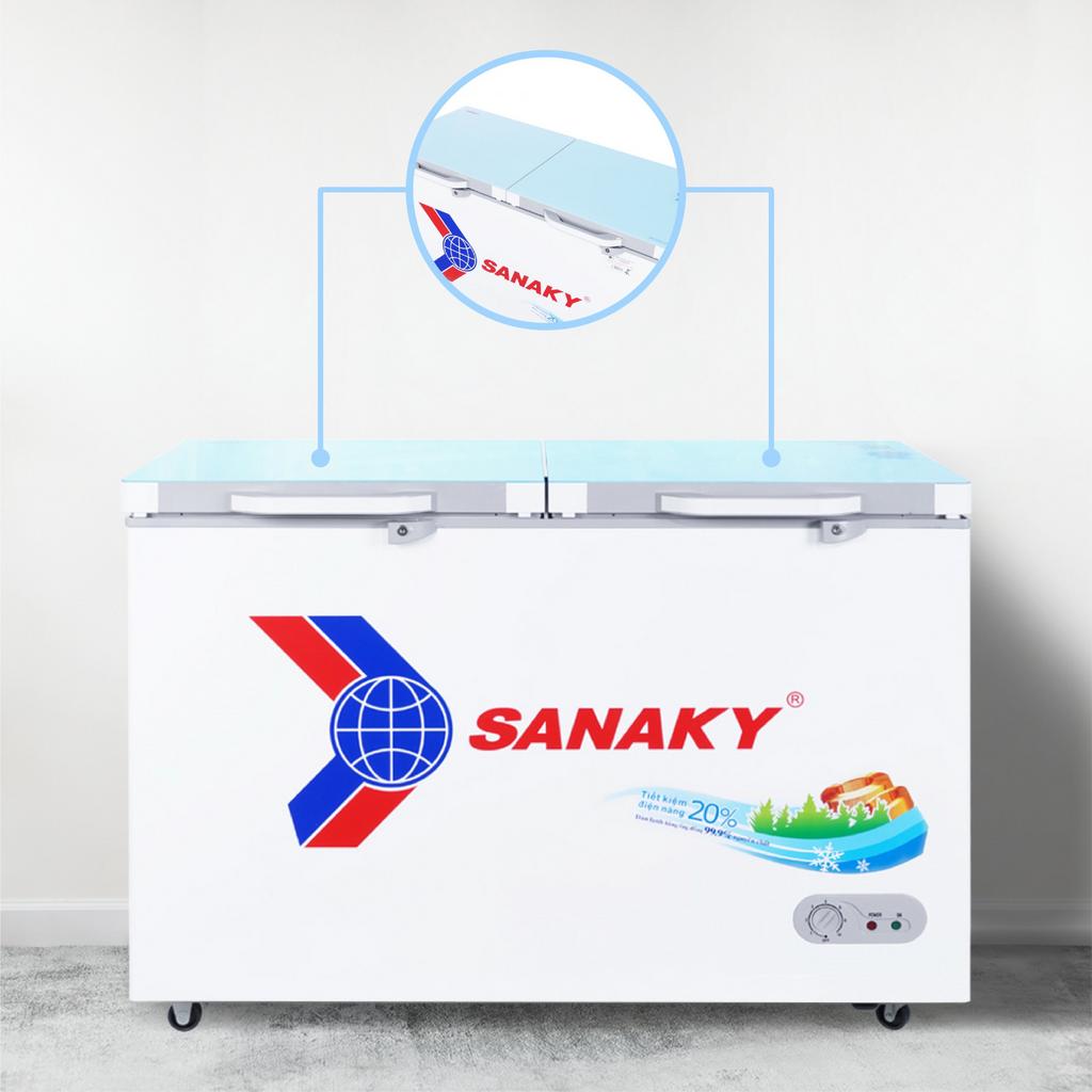 Tiện ích sử dụng Tủ Đông kính cường lực Sanaky VH-4099A2KD