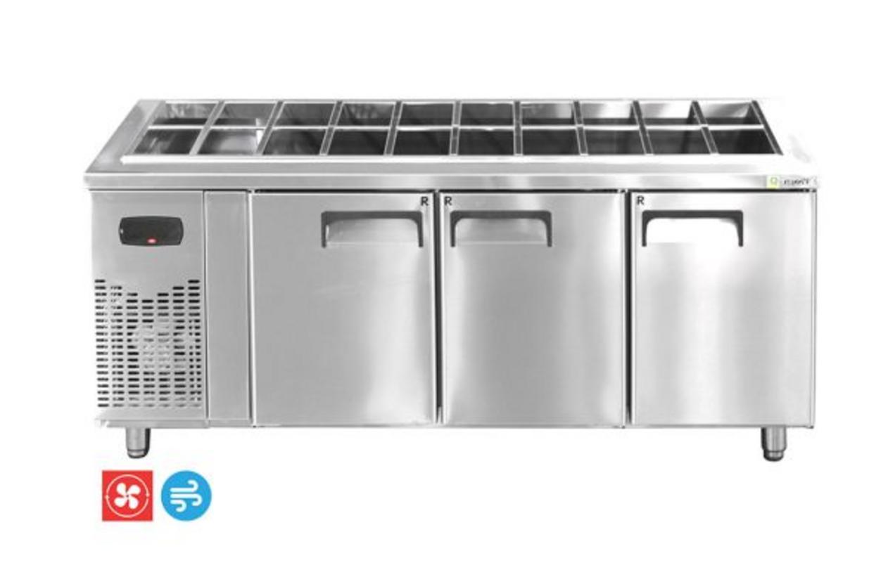 Tủ Bàn Salad Happy’s Gián tiếp HWI-1800SF