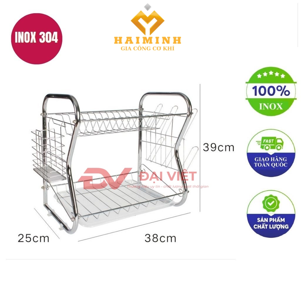 ke chen inox 2 tang 38x25x39cm