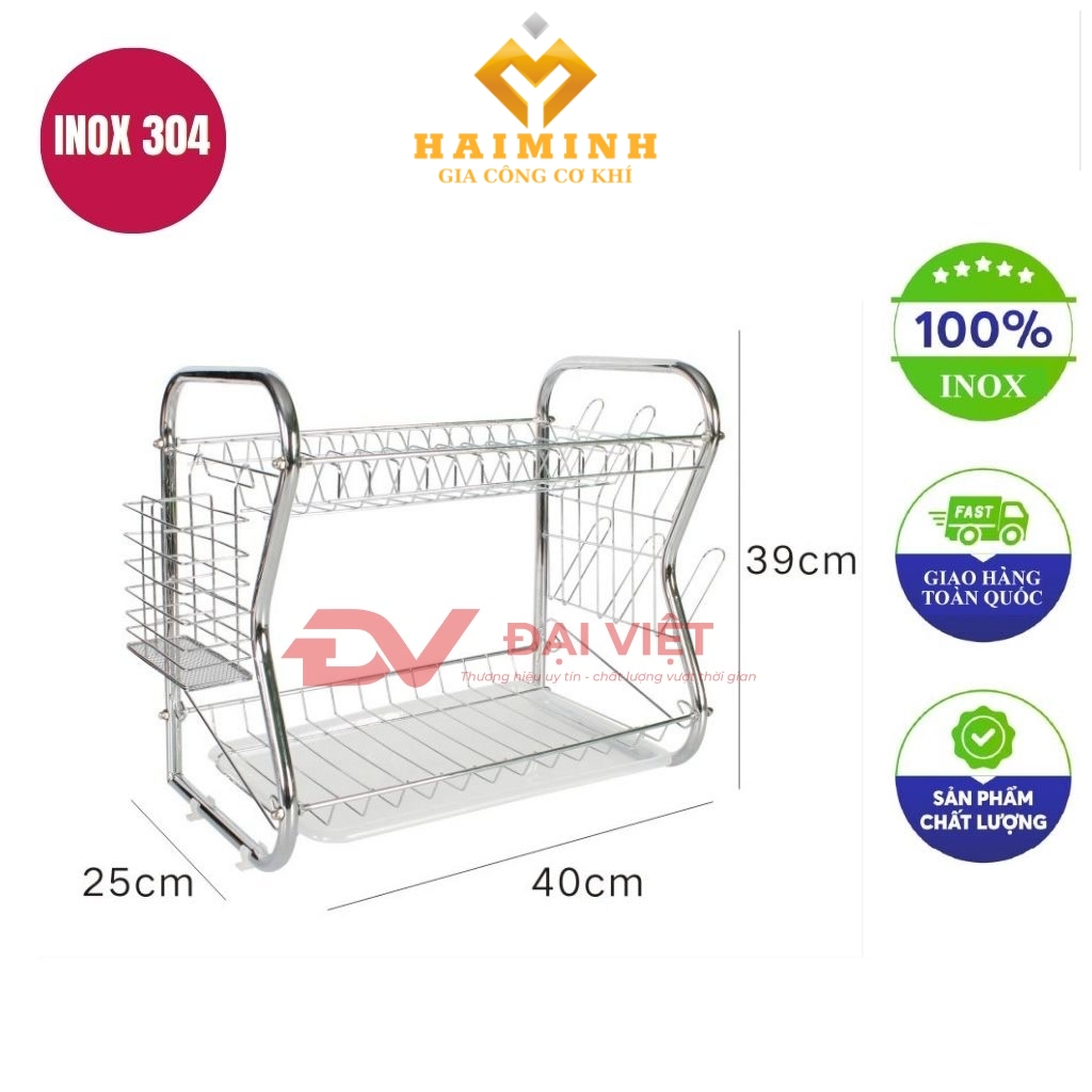 ke chen inox 2 tang 40x25x39cm