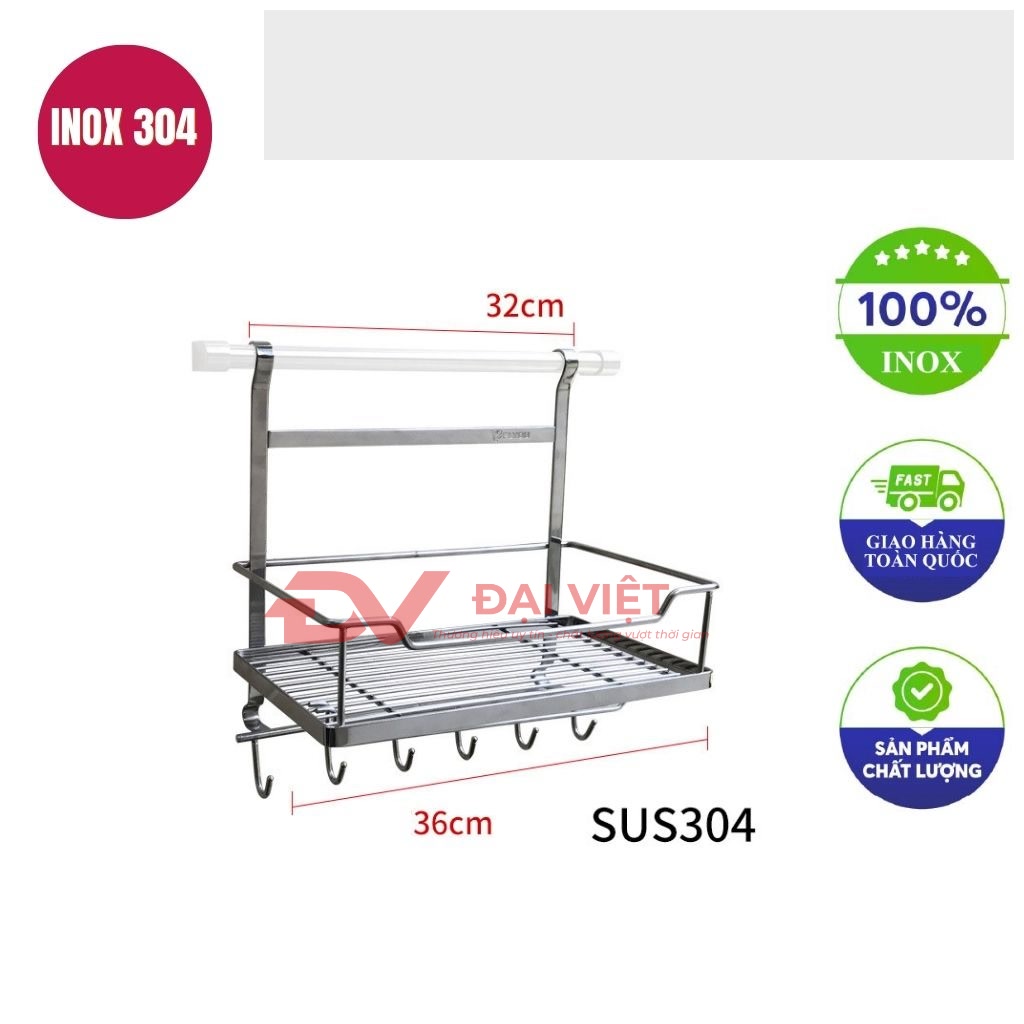 ke inox 1 tang treo tuong 36cm