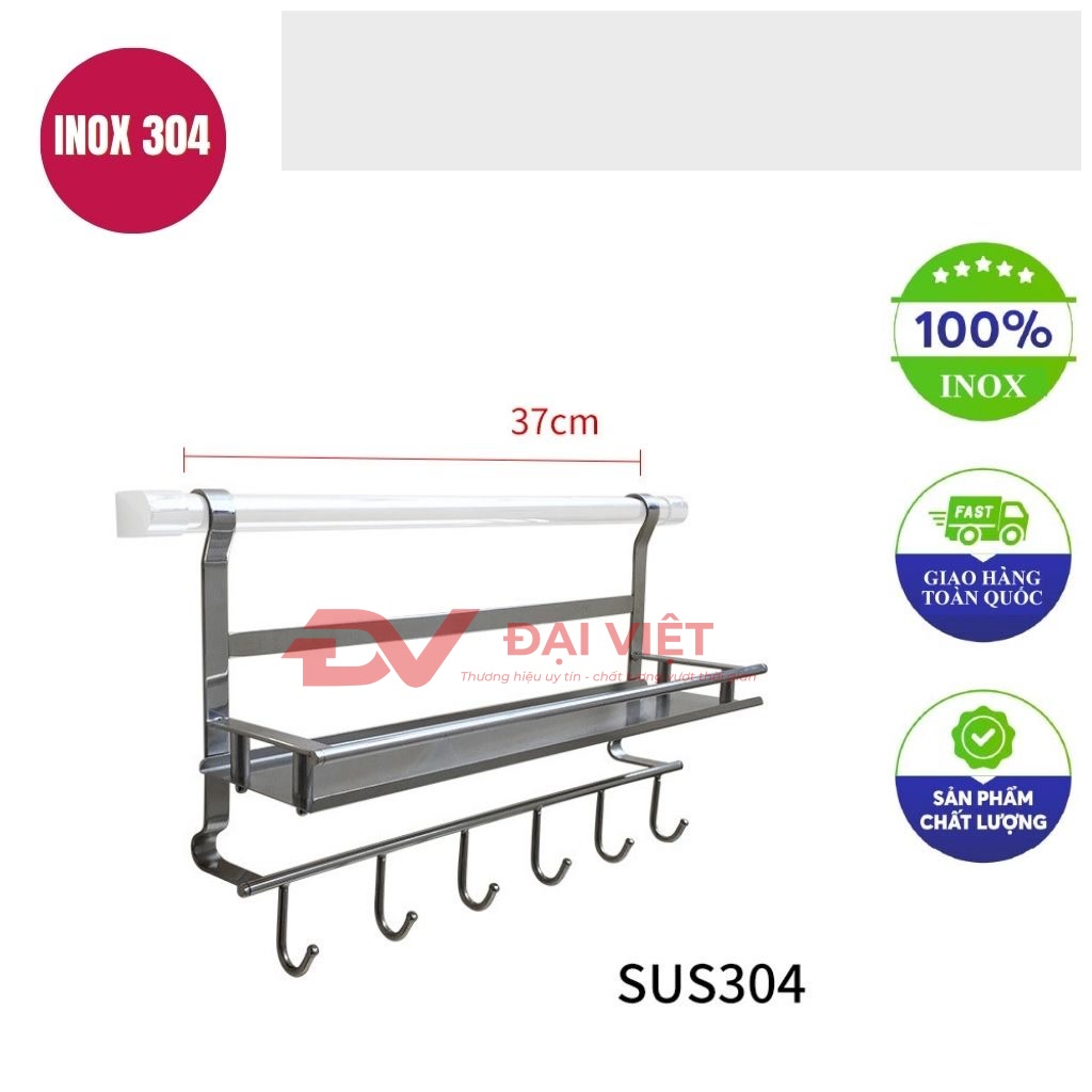 ke inox 1 tang treo tuong 37cm