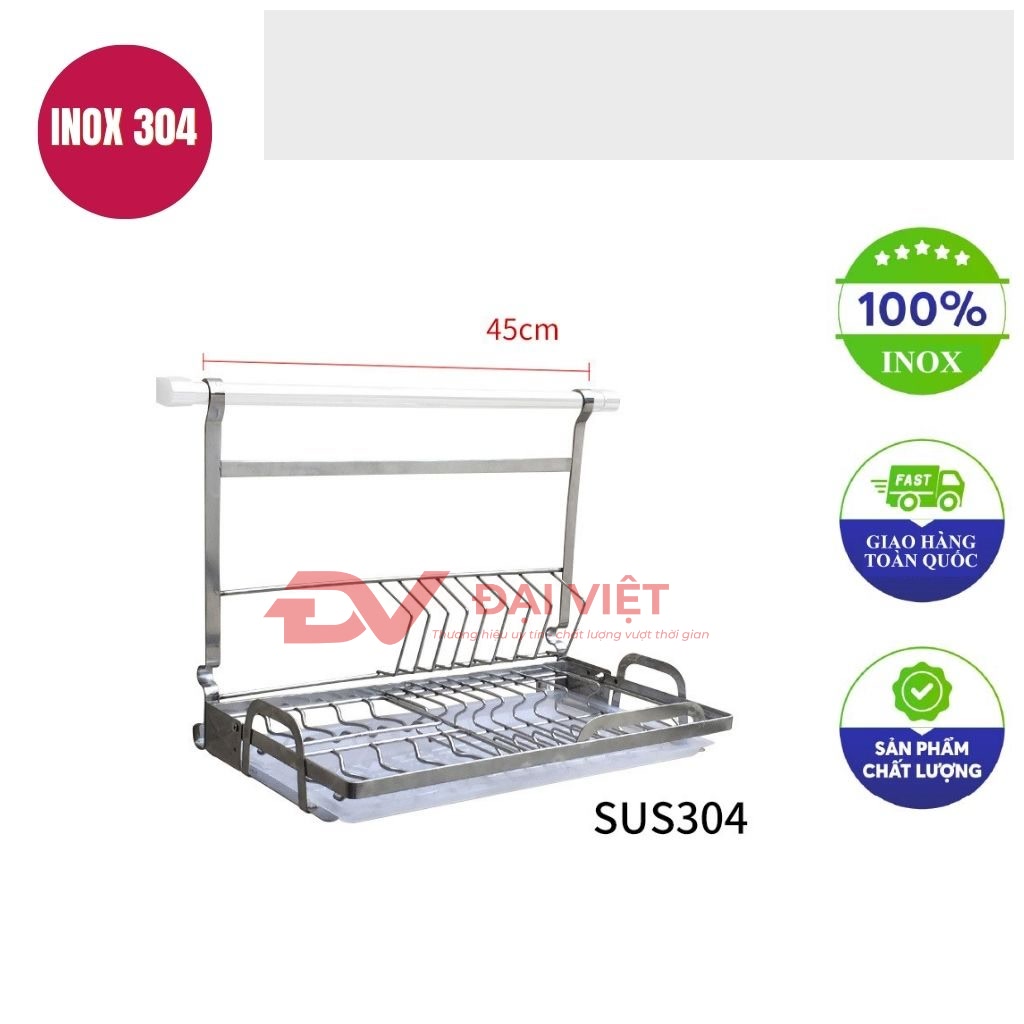 ke inox 1 tang treo tuong 45cm