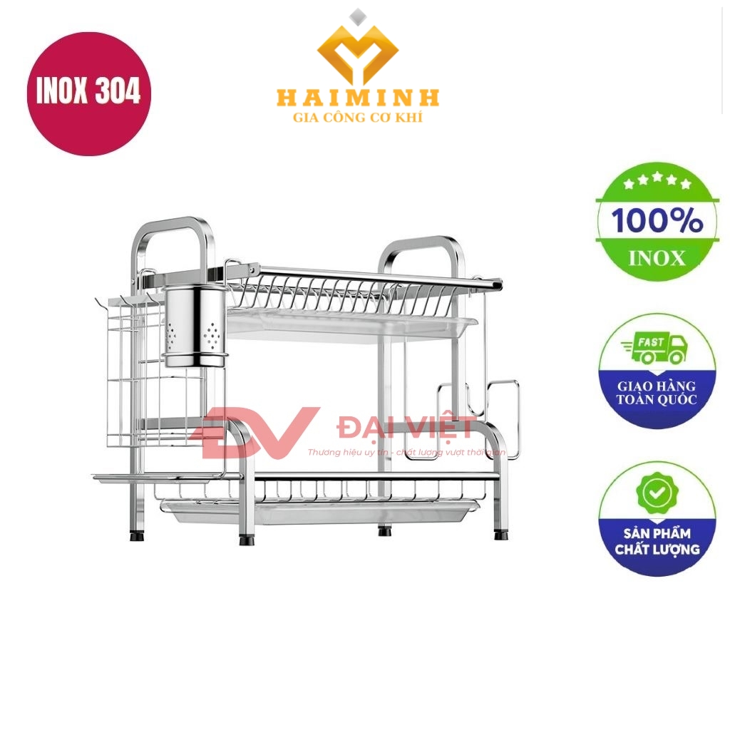ke inox 2 tang 42x25x41cm