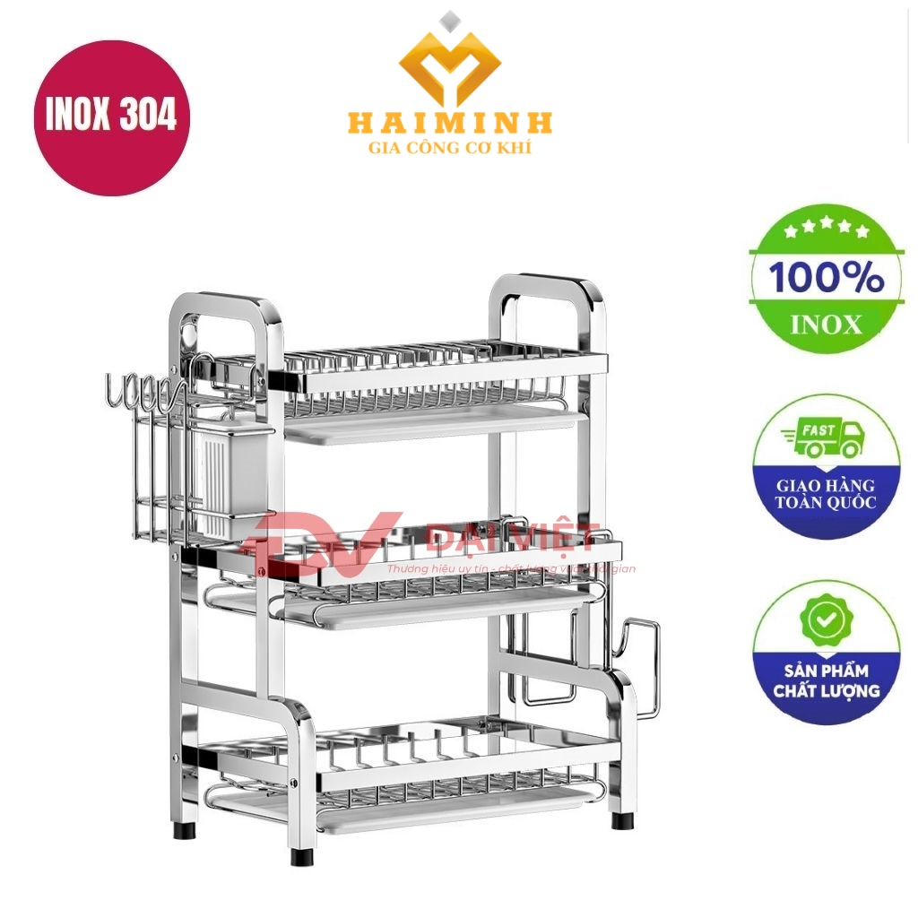 ke inox 3 tang 43x24x64cm