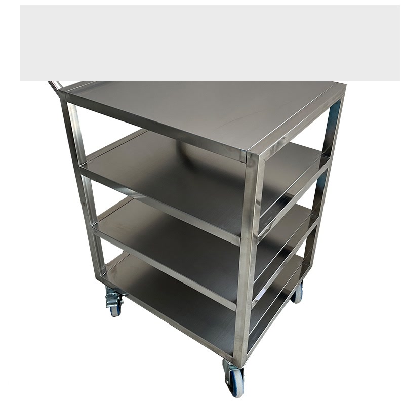 ke inox 4 tang co banh xe