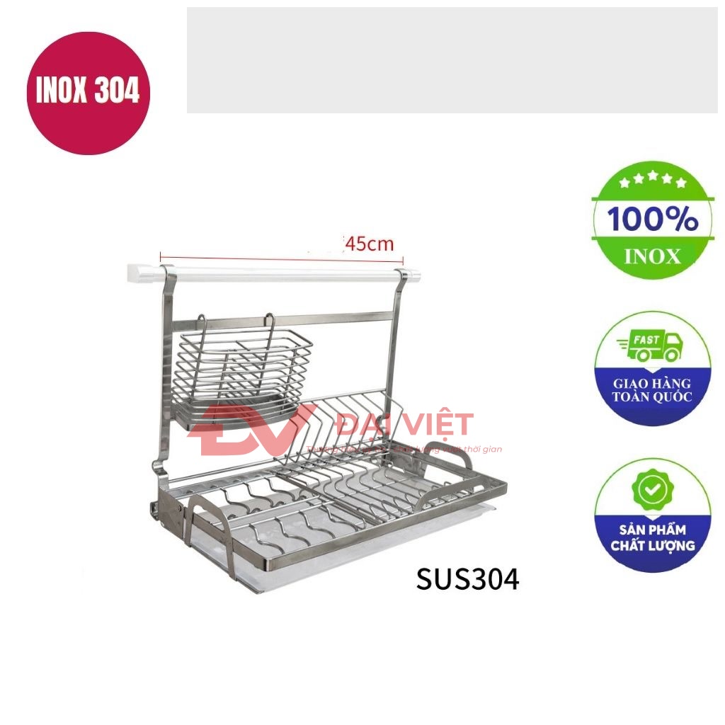 ke treo muong dua inox 45cm