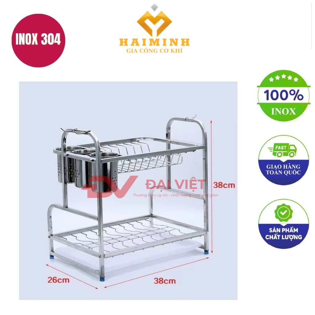ke up chen inox 304 2 tang 38x26x38cm