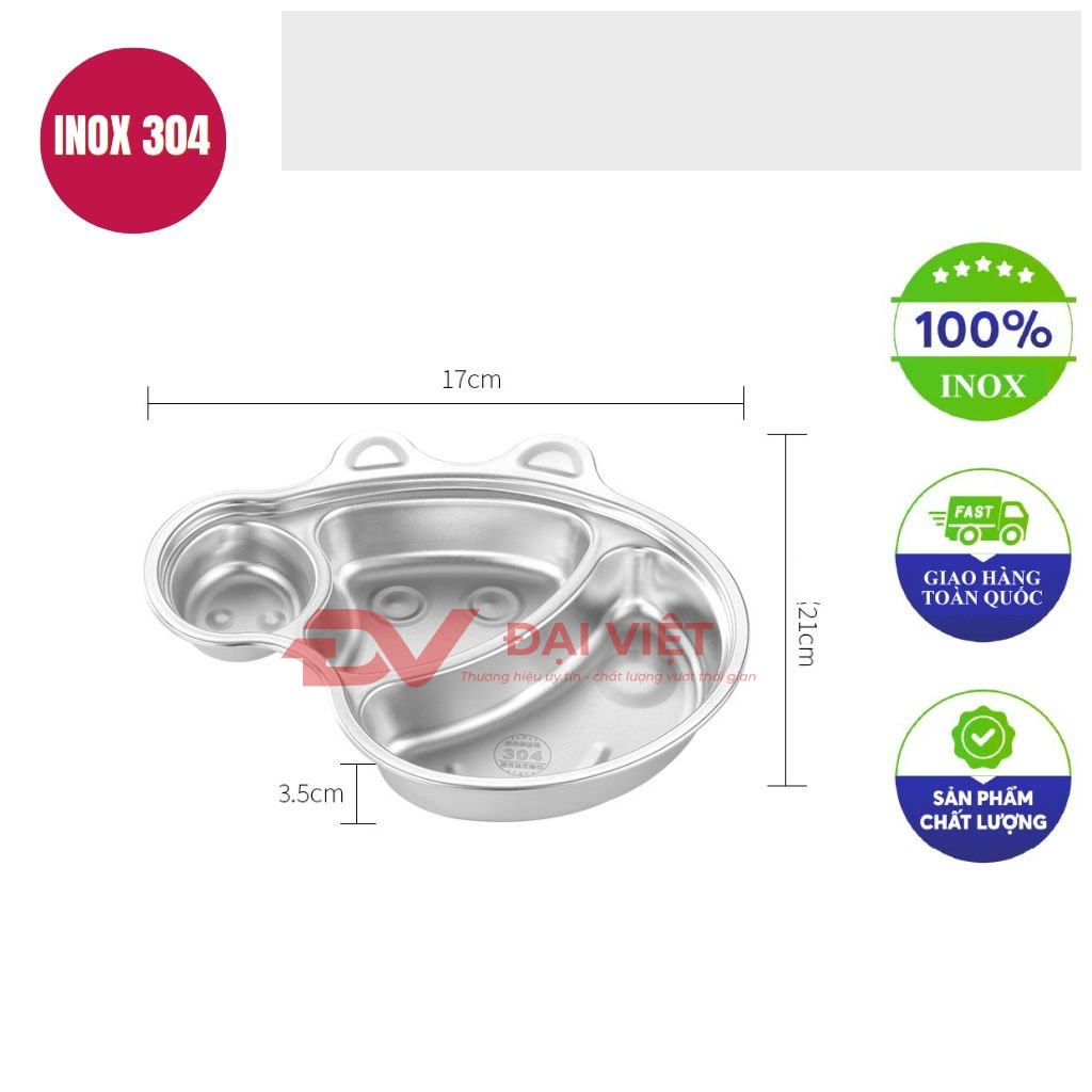 khay an com inox 3 ngan 17x21x35cm