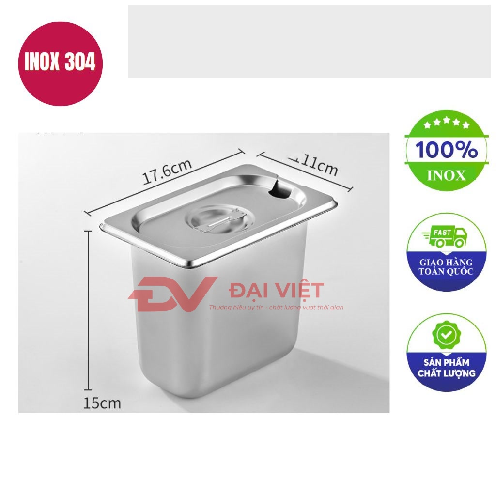 khay dung topping inox 176x11x15cm