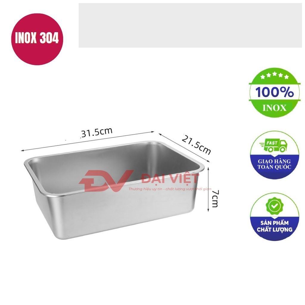 khay inox chu nhat 315x215x7cm