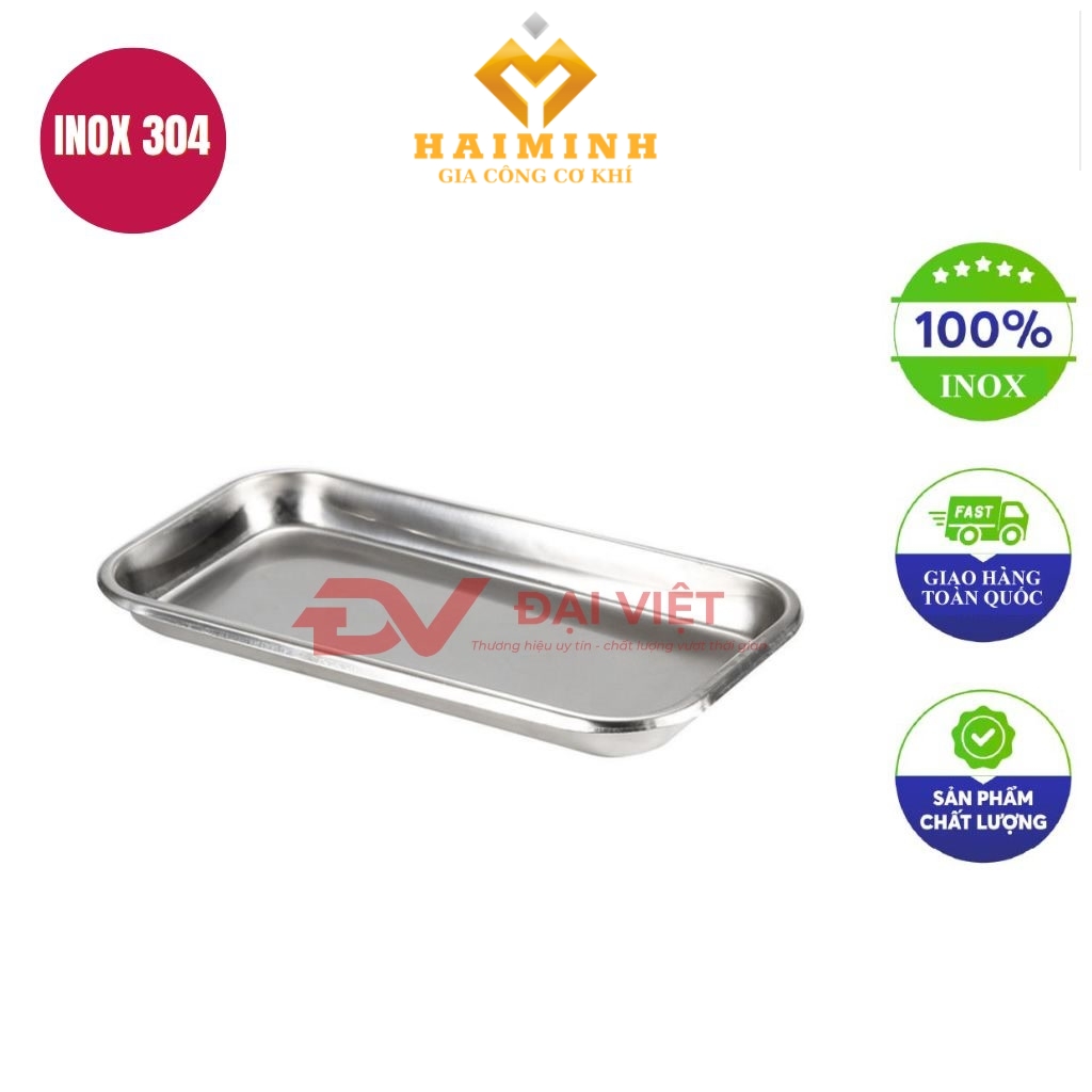 khay inox chu nhat y te 21x11x2cm