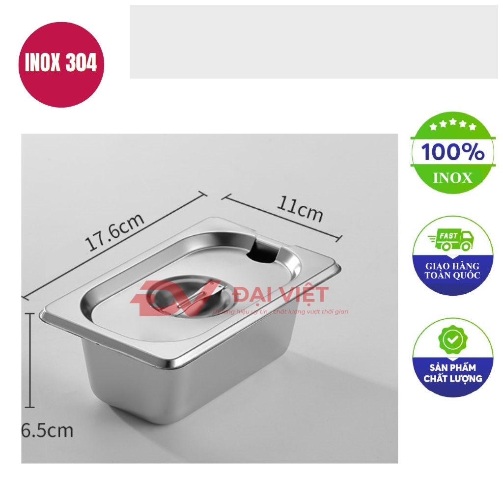 khay inox dung topping 176x11x65cm
