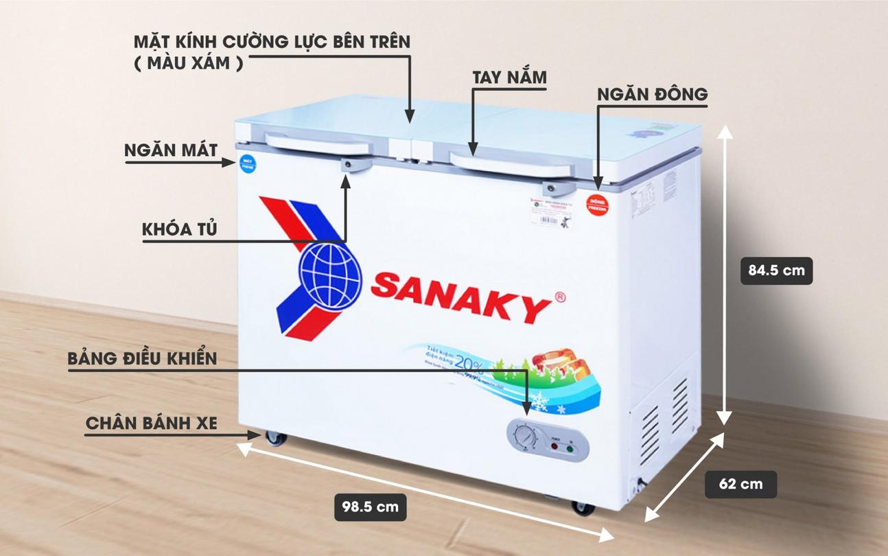 Tủ Đông Mát Sanaky VH-2599W2K