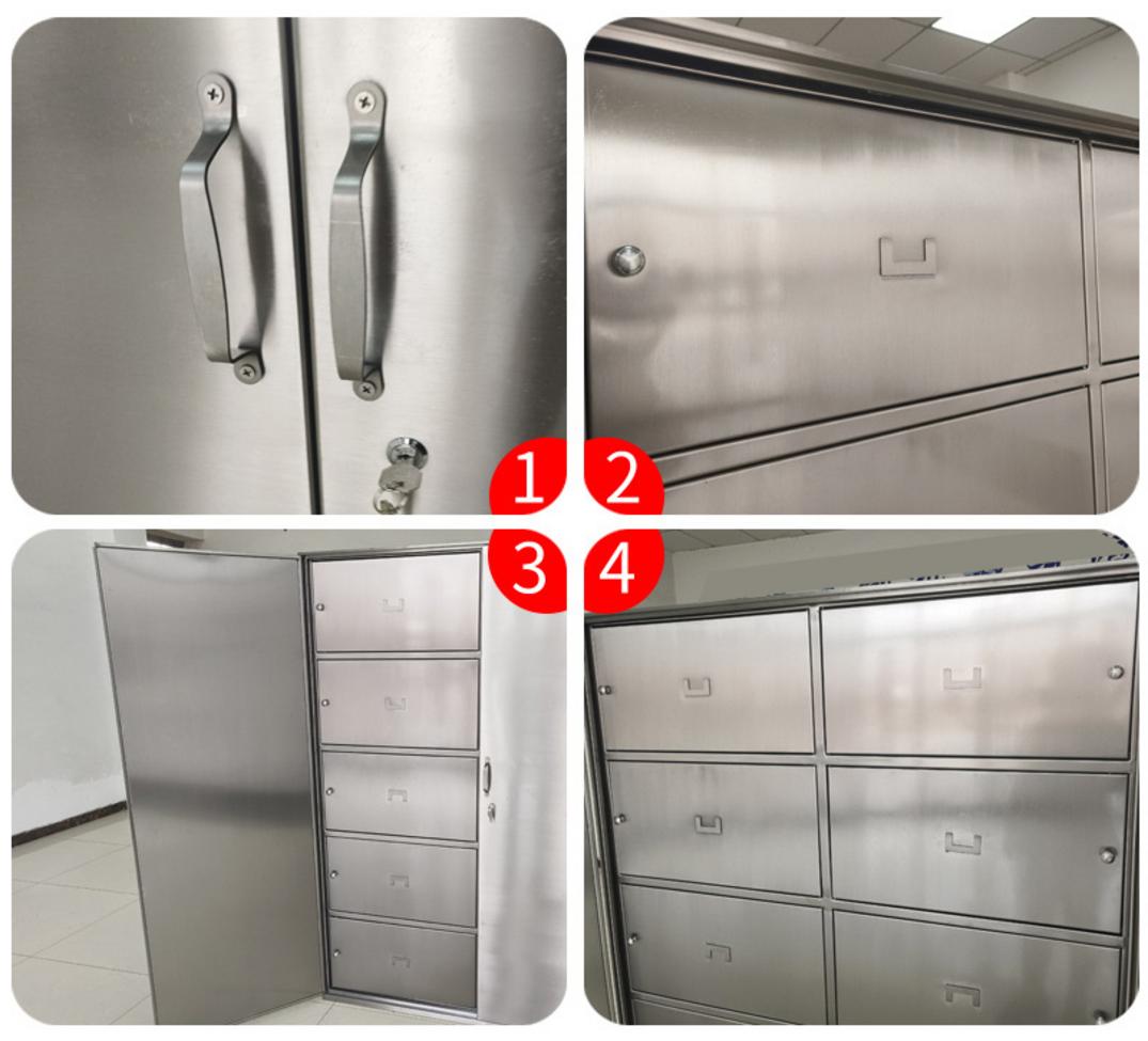 Mái tủ inox dốc chống bụi bẩn