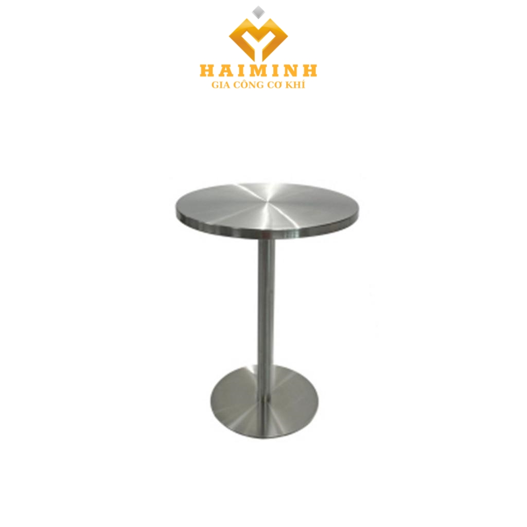 Mặt bàn inox tròn được chấn CNC chi tiết