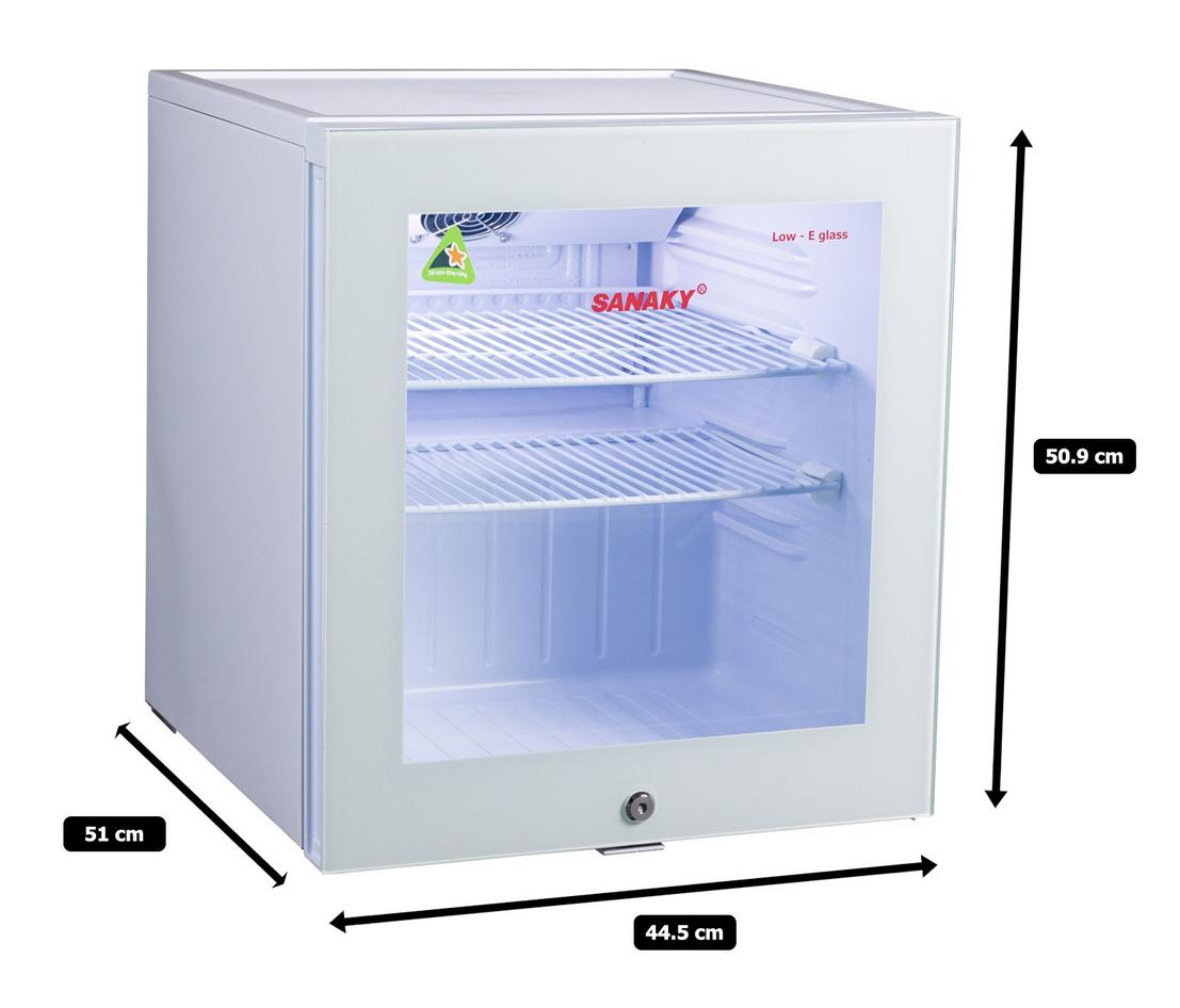 Tủ mát mini Sanaky VH-60KL dàn nhôm 1 ngăn 52 lít
