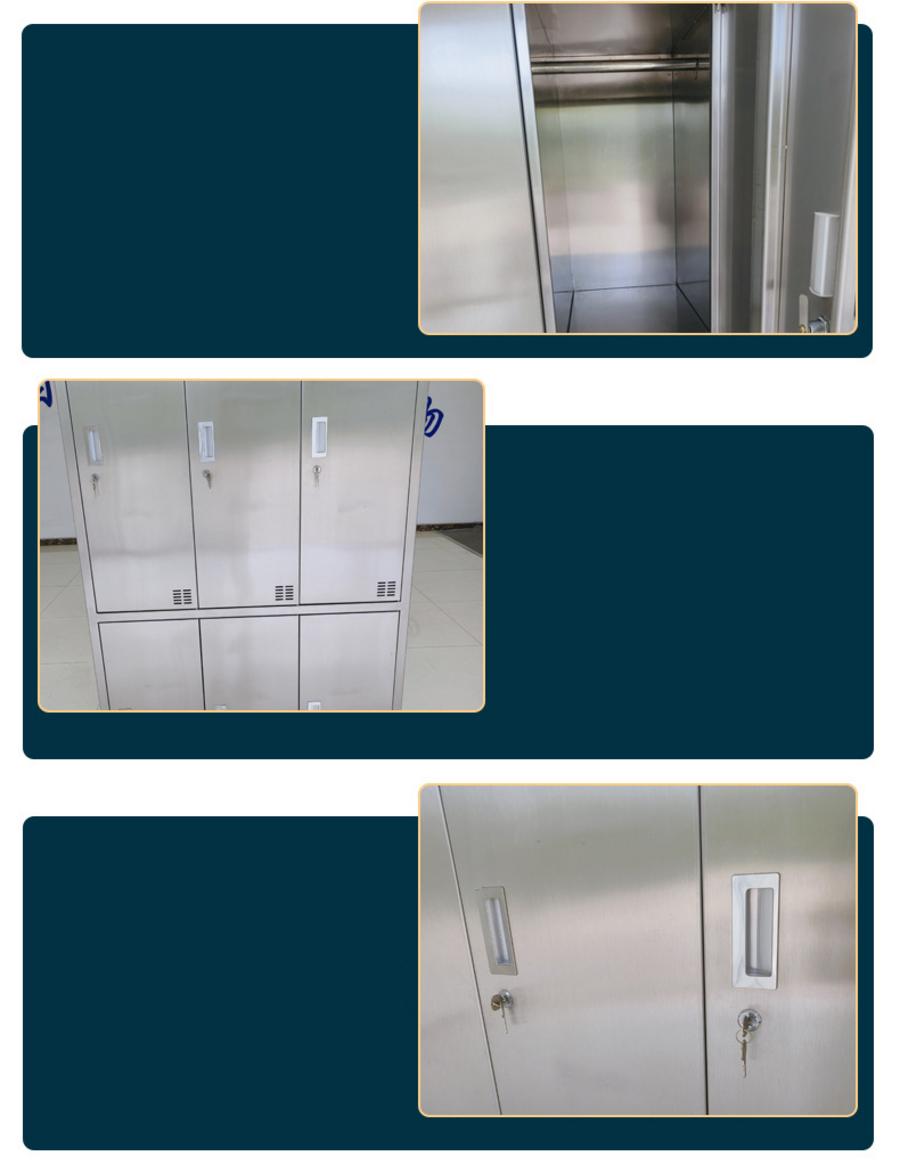 Ưu điểm tủ quần áo inox 6 cửa cho nhân viên phòng sạch