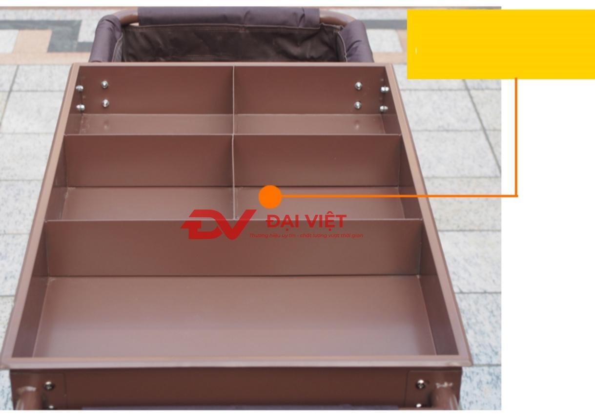 Mối hàn TIG chất lượng cao và ngăn chứa xe đẩy phòng khách sạn