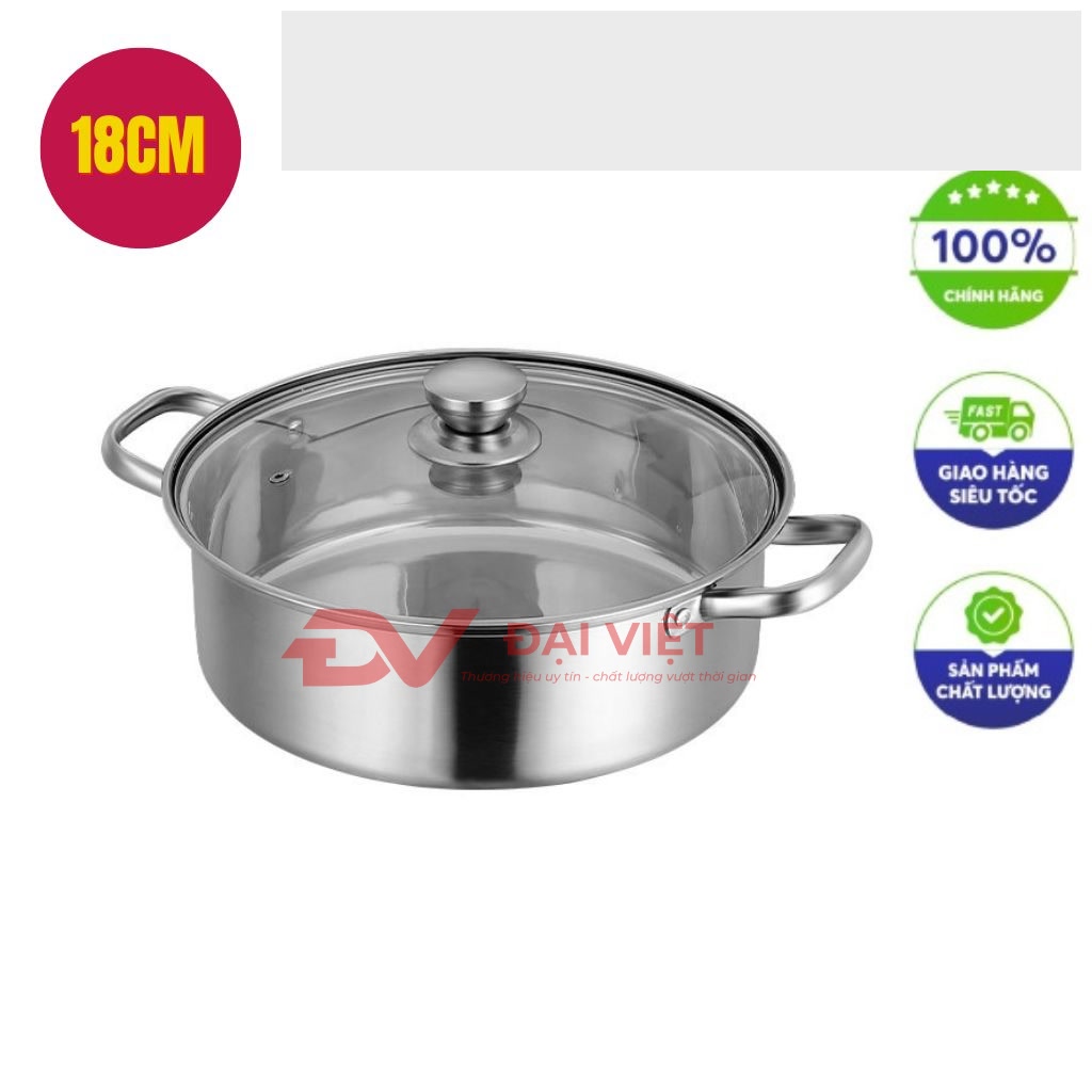 noi lau inox quai tron 18cm
