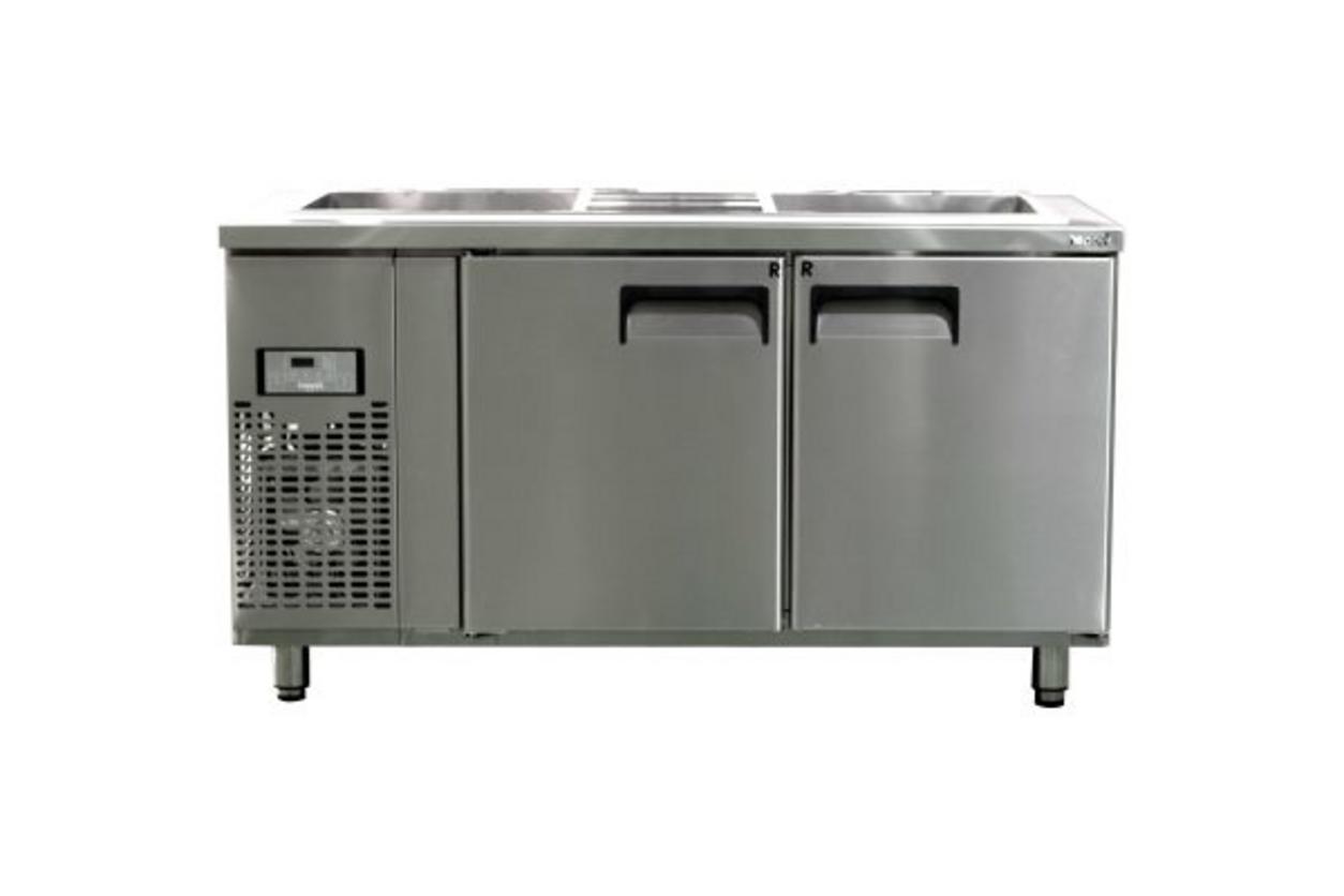 Tủ Bàn Salad 1500 Happy’s Gián tiếp (CÓ QUẠT) HWI-1500S