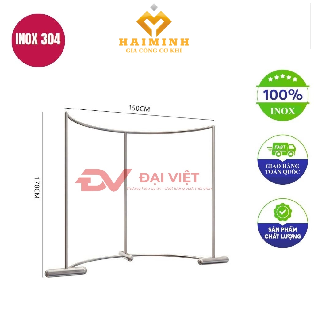 sao phoi do inox 150x170cm