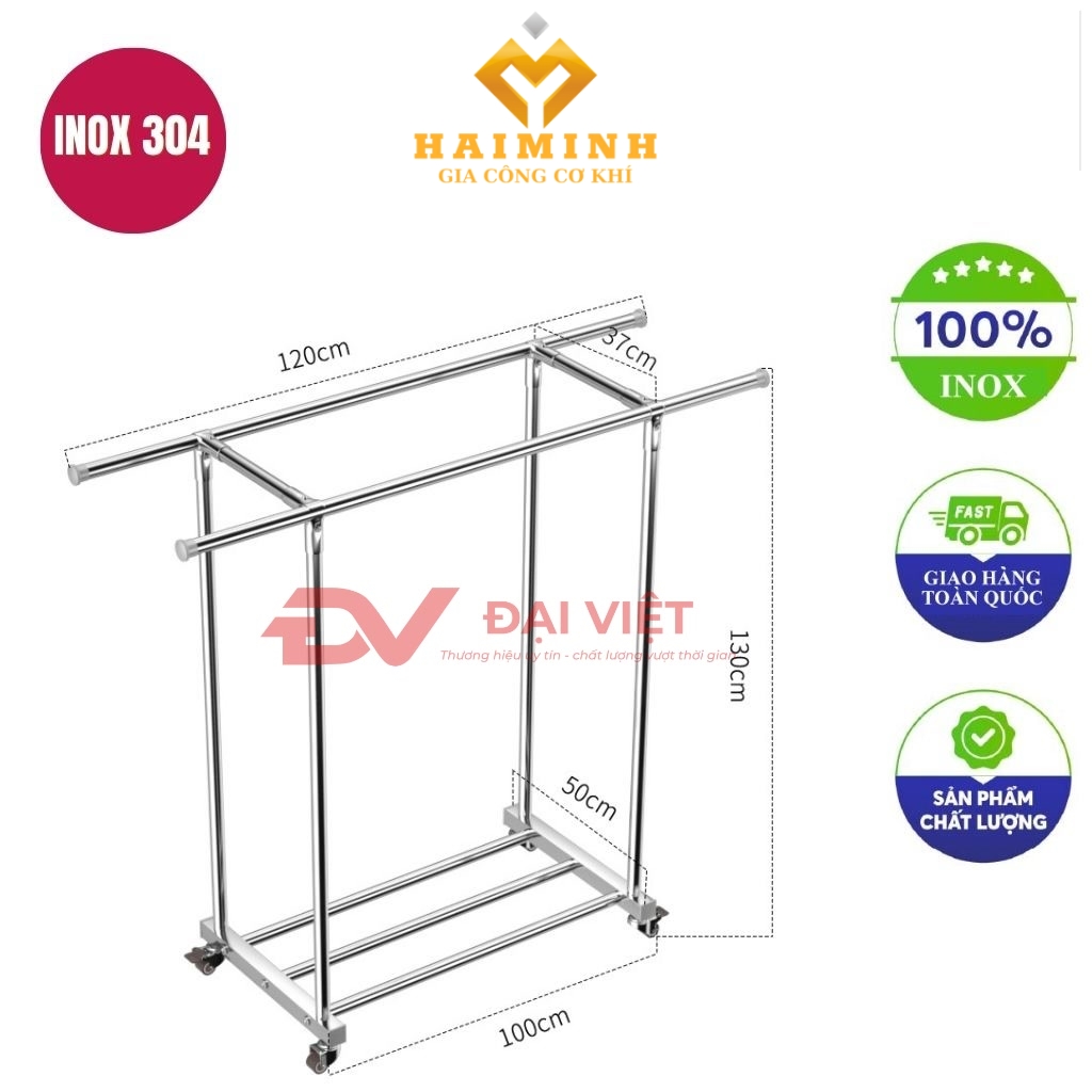 sao treo quan ao lap rap 100x50x130cm