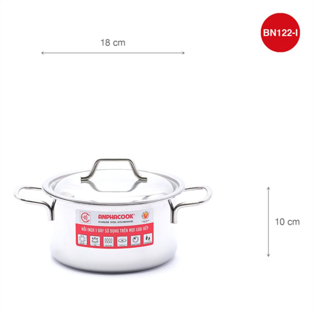 Hướng dẫn sử dụng Bộ nồi inox 1 đáy