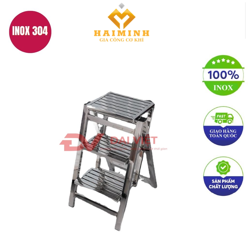 thang inox 3 bac gap gon 42x52x70cm