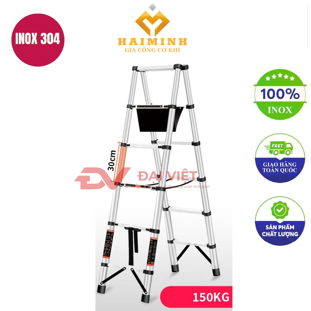 thang rut doi inox 17m