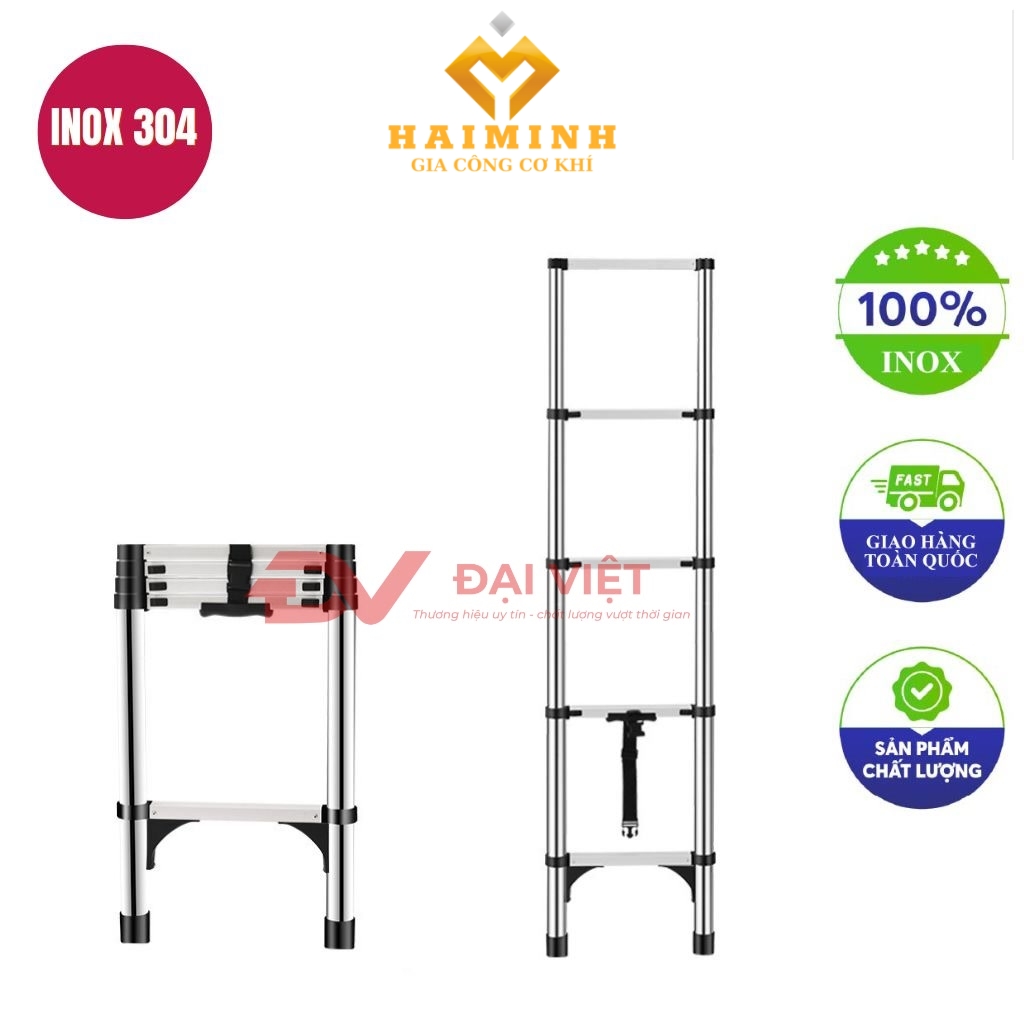 thang rut inox 18m