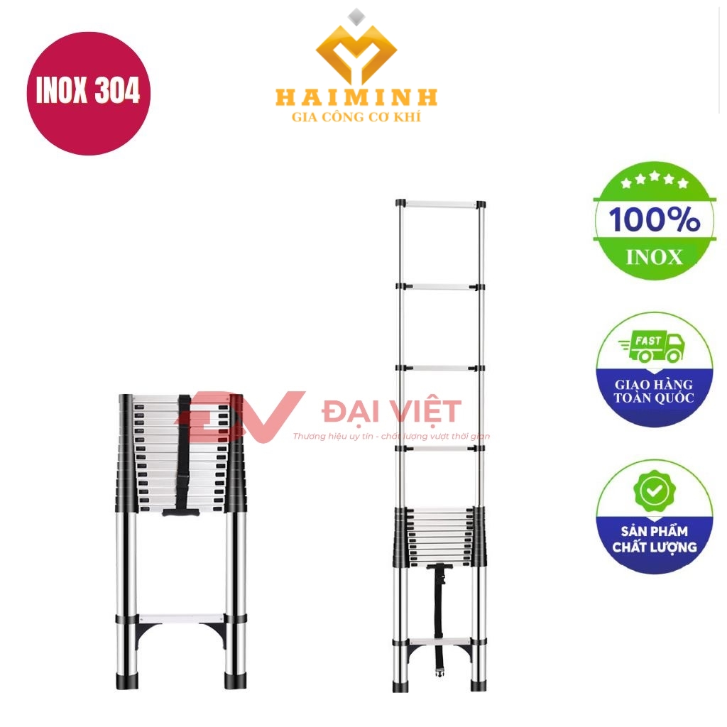 thang rut inox 58m